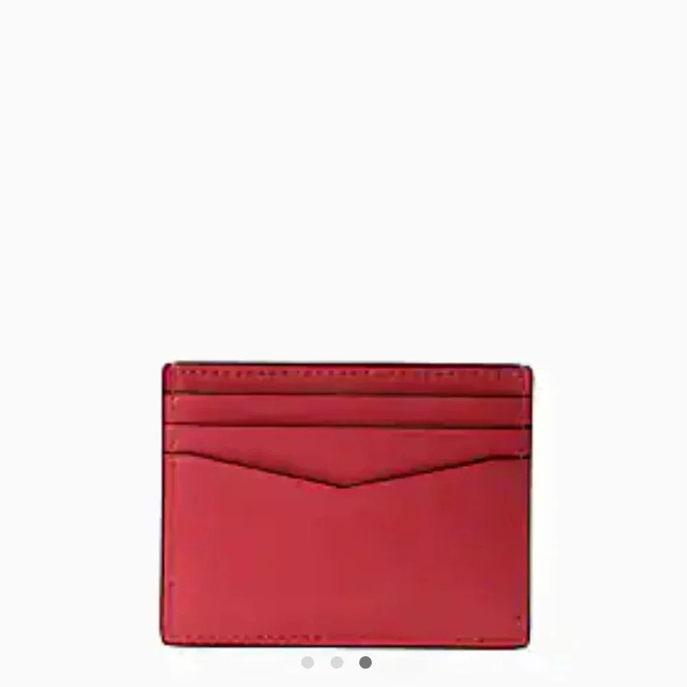 Kate Spade Red Staci Small Wallet NEW